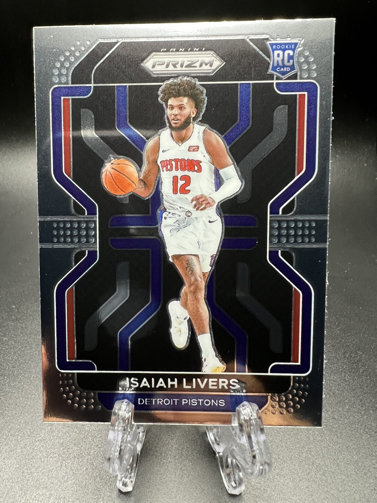 2021-22 Panini Prizm Isaiah Livers Rookie Detroit Pistons #296