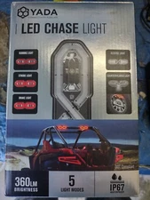 LED CHASE LIGHT 360LM YADA LM533858 7 Inch LED Chase Light Bars fits UTV