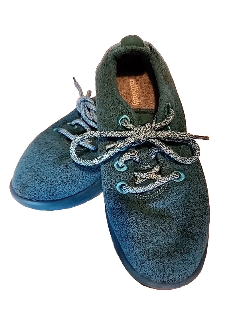 Allbirds Women's Tuke Teal Wool Runner Shoes Sneakers Size 8 (US)