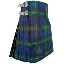 Clan Gunn Modern Tartan Kilt for Men Scottish Traditional Clan Highland Kilt