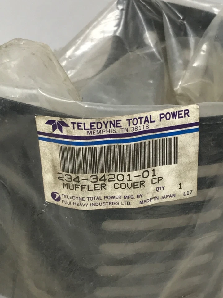 Teledyne Total Power “NOS” Muffler Cover OEM: 234-34201-01 - Image 3 of 3