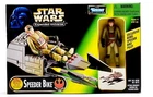 Star Wars Return Of The Jedi SPEEDER BIKE & EXCLUSIVE REBEL BIKE PILOT Vtg. 1997