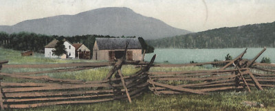 NY ~ Eagle Lake, Blue Mountain EAGLE NEST New York 1907 Hamilton Co Postcard DPO