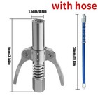 Grease Gun Coupler High-Pressure Quick Release Lock Oil Injection Nozzles