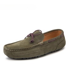 Genuine Leather Men's Casual Shoes Slip on Loafers Moccasins Driving Shoes