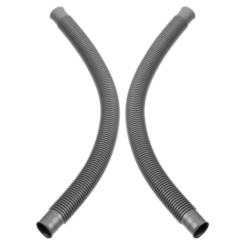 2Pcs Sink Overflow Pipe Flexible Drain Hose for Kitchen Plumbing