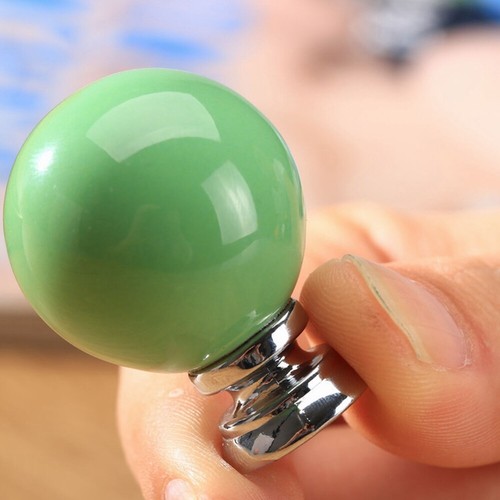 HQ Round Ceramic Cabinet Knobs Pull Handle For Furniture Cupboard Kitchen Drawer - Picture 5 of 24