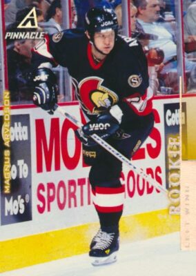 1997-98 Pinnacle #16 MAGNUS ARVEDSSON - Ottawa Senators
