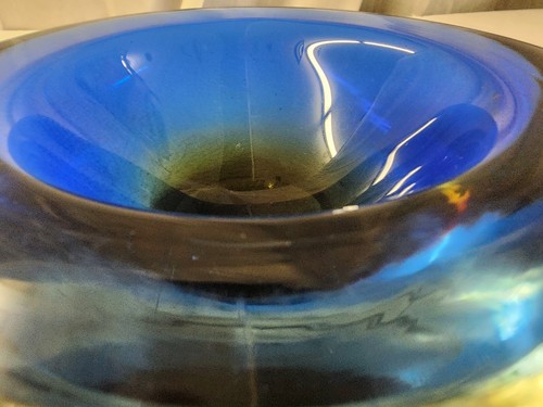 Seguso Summerso Geode Bowl - Picture 17 of 24