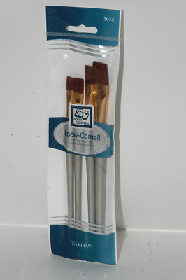 Loew Cornell 2075 TAKLON Painter Brushes SERVING THE ARTIST CERAMIST & HOBBYIST