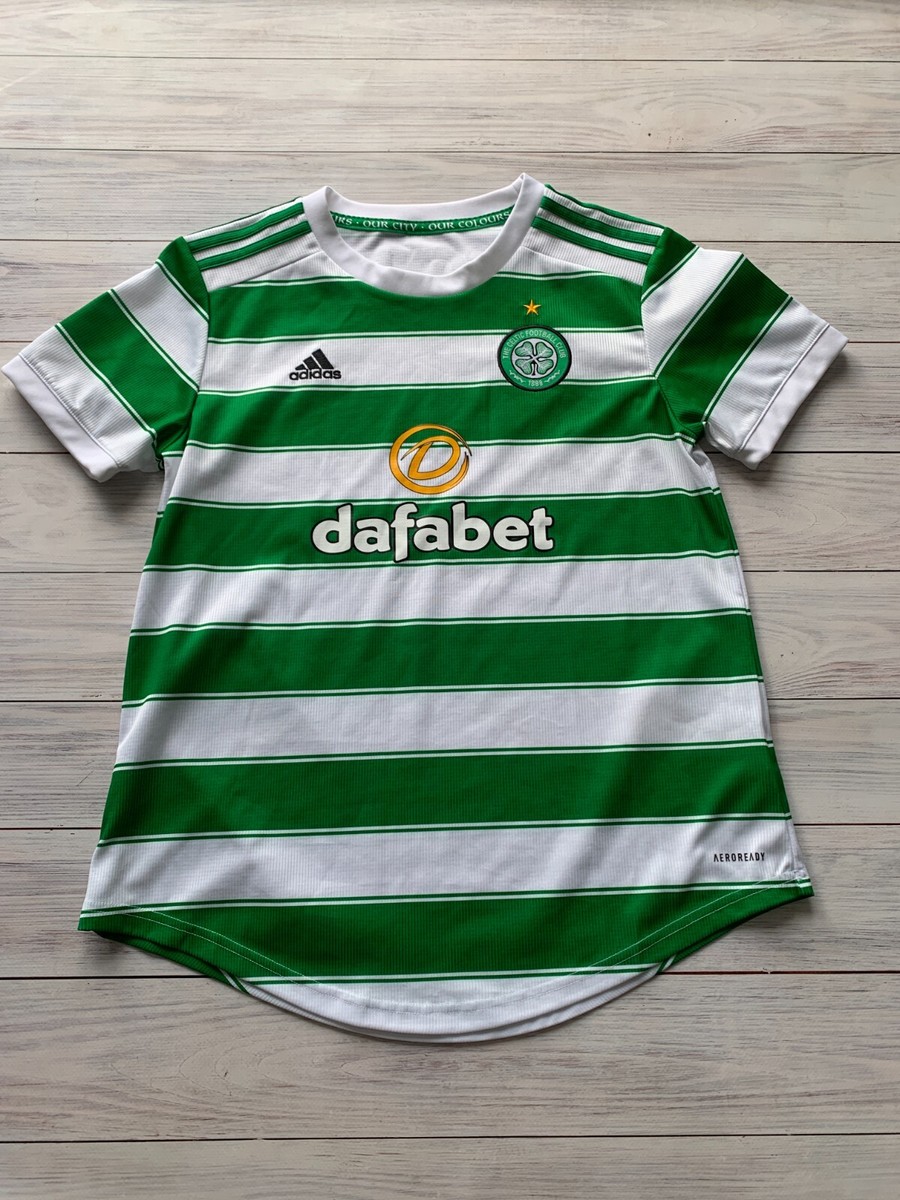 Celtic 2021-2022 Home Football Soccer Shirt Jersey Adidas Women's
