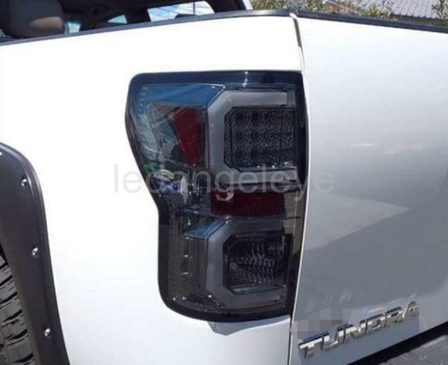 For TOYOTA Tundra LED strip Tail Lamps 2007-2013 year Smoke Black New Style SNV2 - Picture 11 of 12