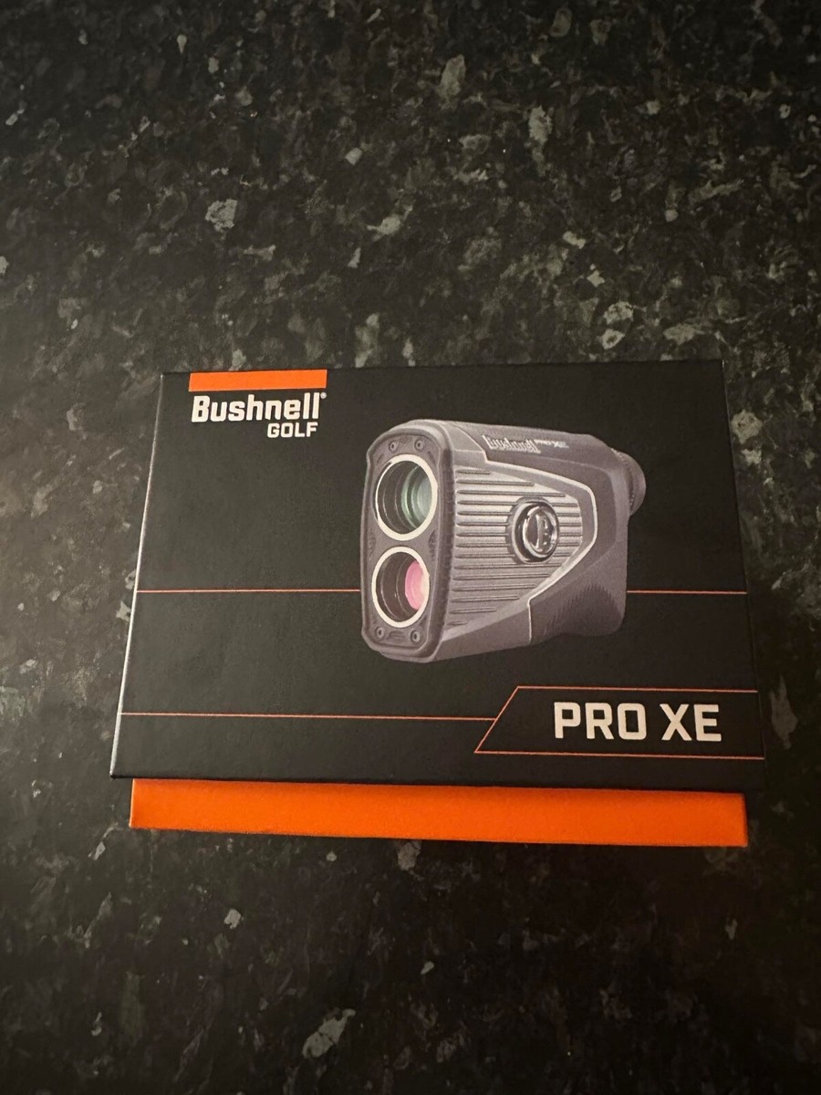 Bushnell Pro XE Golf Laser Rangefinder - Black/Silver Bushnell Pro XE Golf Laser Rangefinder - Black/Silver