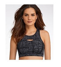 Calvin Klein Mid-Impact Racerback Heathered Cross Snatch Combo Sports Bra