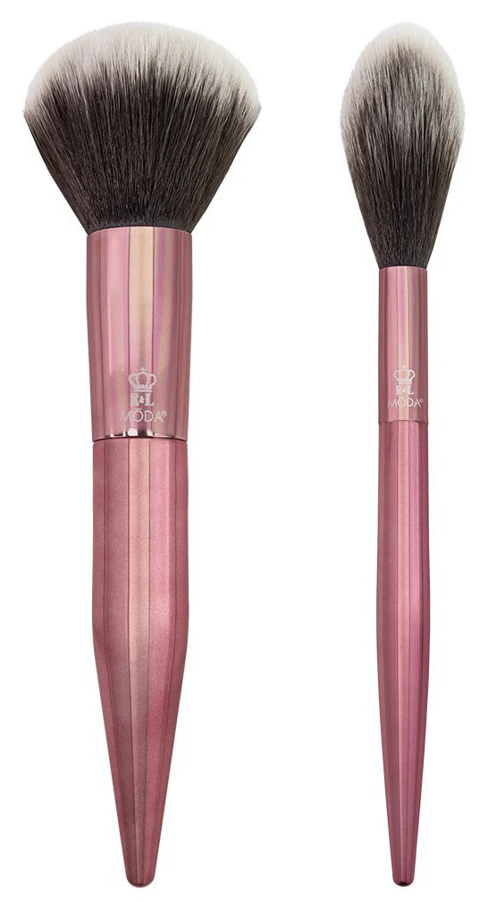 Set De 7 Brochas Ovaladas Royal & Langnickel - Taklon Marrón, Mangos Ergonómicos, Para Acuarela Y Pintura