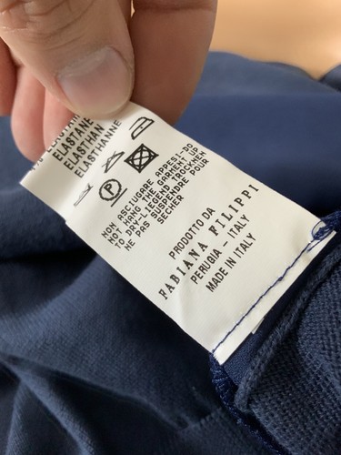 Suéter Jersey Fabiana Filippi Azul 90% Mezcla Seda Talla M Reino Unido 12 Hecho en Italia - Imagen 7 de 7
