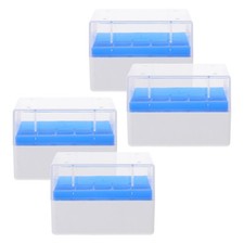 4 Pcs Microcentrifuge Tube Rack Cryogenic Container Vial Storage Boxes