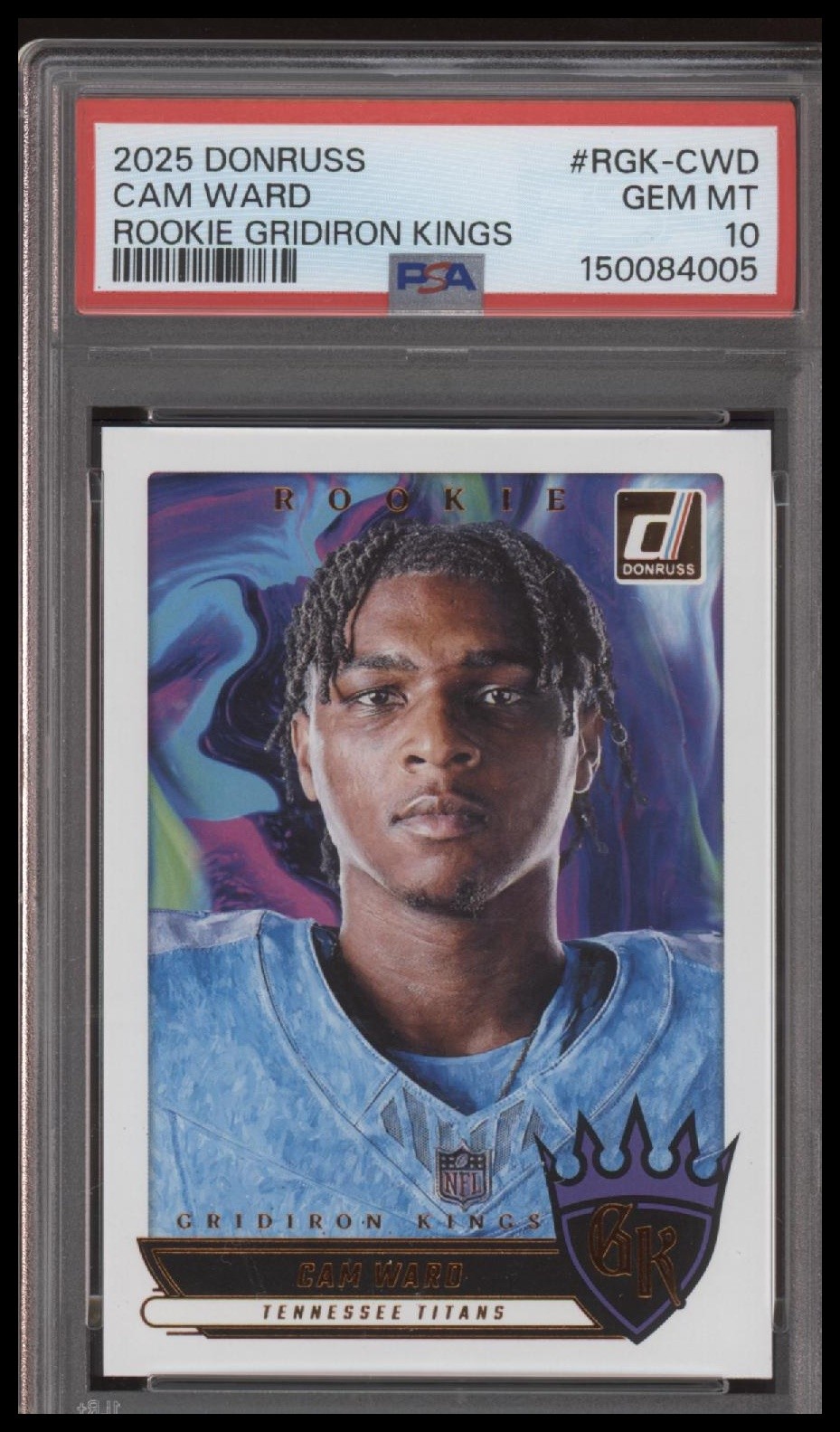 Cam Ward Panini Donruss Rookie Gridiron Kings #RGKCWD Base