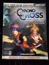 CHRONO CROSS Brady Games Official Strategy Guide PS1 Playstation Good Condition