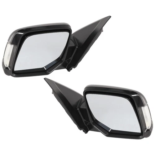 Mirror LH RH Set For 2009-15 Honda Pilot Heated with Memory and Signal Paintable
