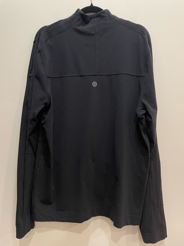 Chaqueta de rendimiento Lululemon para hombre talla XL negra elástica atlética correr al aire libre - Imagen 3 de 7