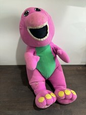 Vintage 1992 Playskool TALKING BARNEY 18" Dinosaur Lyons Group
