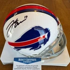 Josh Allen 2018 Rookie Signed Autographed Mini Helmet Beckett COA Bills