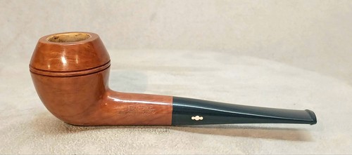 Gorgeous KB&B Yello-Bole Bulldog Carburetor Tobacco Pipe 1930s-40s NM