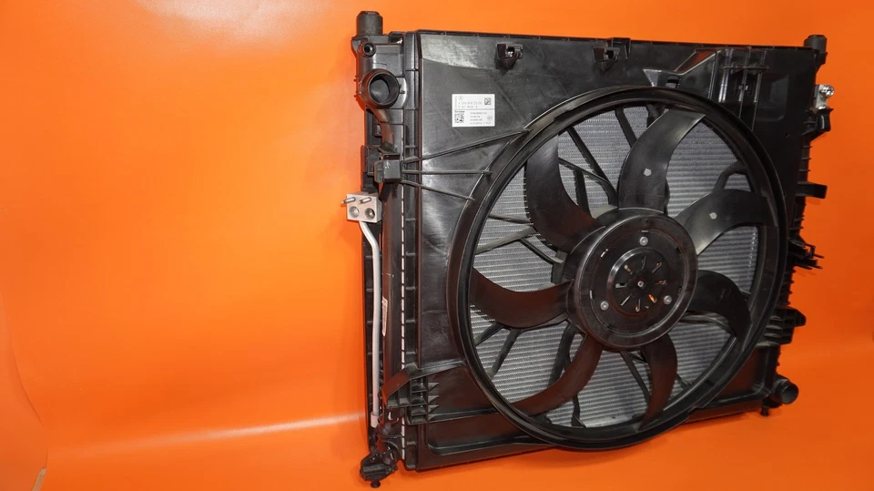 MERCEDES BENZ ML350 VENTILADOR DE REFRIGERACIÓN RADIADOR AIRE ACONDICIONADO CONDENSADOR 2013 2014 2015 2016 OEM Foto 3 de 4