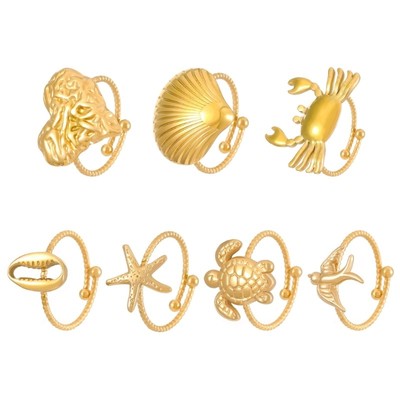 Elegant Animal Rings Party Accessories Sea Series Weddings Rings