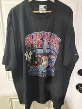 Puma 2XL T-shirt 2000 World Series Subway Series Yankees Vs Mets Black