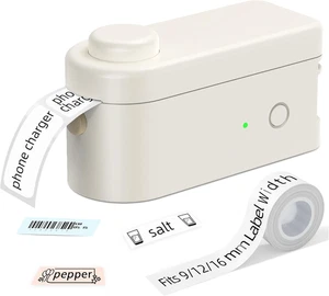 L1 Label Maker Machine with Tape - Portable & Rechargeable Label Makers Compatib