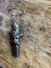 Alte gebrauchte Gamsbarthülse,Gamsbart Trachtenhut