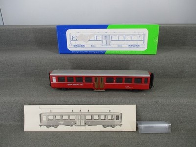STL Models H0m 2203/6 Personenwagen Mitteleinstiegswagen RhB 2. Klasse OVP BB14