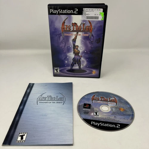 Arc the Lad: Twilight of the Spirits (Sony PlayStation 2, 2003) CIB Fast Ship!