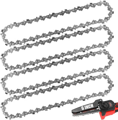 6 Inch Chainsaw Chain, 4 PCS 6 Inch Cordless Electric Portable Mini Chainsaw, P