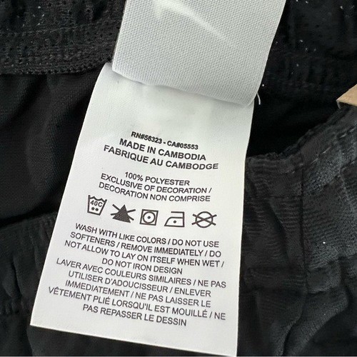 Nike NWT Boys Standard Fit Shorts Lightweight Black Size 10/12 Medium M - Picture 4 of 10