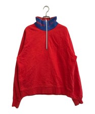 XANDER ZHOU Half-zip sweatshirt Size: 46 Red RK-370WA-A14280 Men