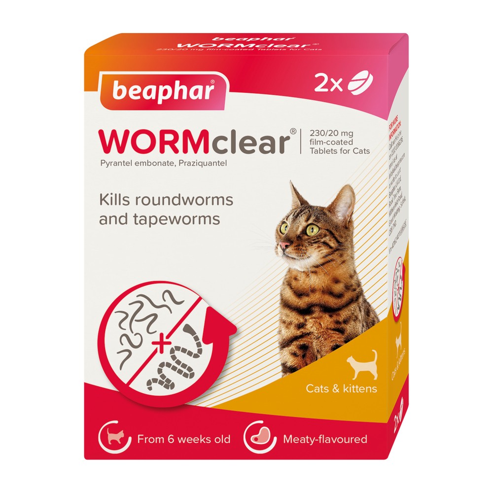 Beaphar - WORMclear® Tablets for Cats - 2 Tablet Pack - 2 (Pack of 1) - Image 3