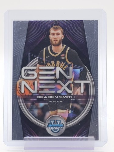 BRADEN SMITH 2025-26 BOWMAN CHROME U GEN NEXT #GN-15 BASKETBALL PURDUE A Q7082