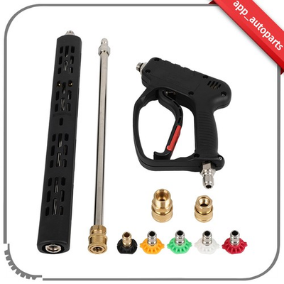 #ad Pressure Washer Gun w Extension Wands Swivel Quick Connect M22 14mm 3 8quot; 4500psi $43.76