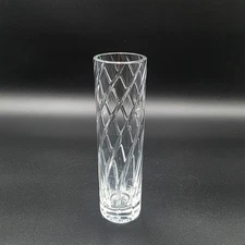 VTG Tiffany & Co. "Reeds" 8" Crystal Bud Vase Engraved on Bottom – Discontinued