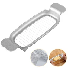 WYCWYQDR Butter & Cheese Slicer Stainless Steel Multipurpose Cheese Slicer，Wi...