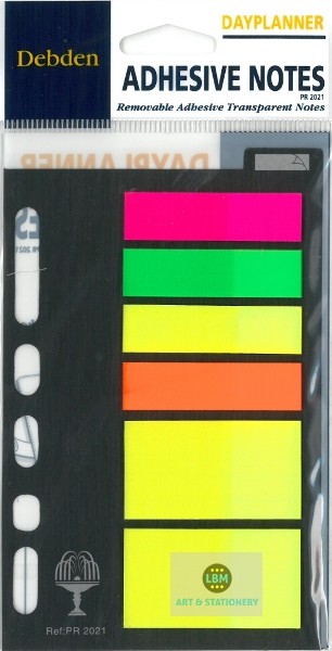Collins Removable Adhesive Transparent Notes (Index Page Markers) PR2021
