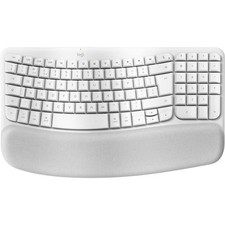 Logitech Wave Keys for Mac keyboard Home/Office Bluetooth QWERTY UK English W...