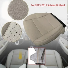 Driver Perforated Leather Bottom Seat Cover TAN For 2015-2019 Subaru Outback