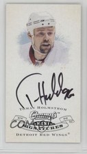 2008-09 Upper Deck Champ's Mini Signatures Tomas Holmstrom #CS-TH Auto 0o5t