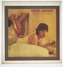 Original VINTAGE 1980s Heat Transfer | Mick Jagger - She's The Boss
