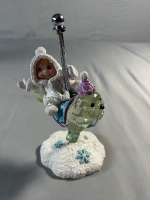 Cast Art Studios Carousel Walrus Winter Figurine Snow Child