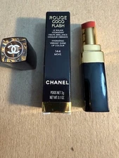 CHANEL ROUGE COCO FLASH Hydrating Vibrant Shine Lip Colour 144 MOVE  NIB Free Sh
